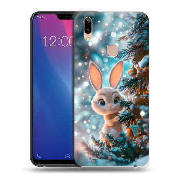 Силиконовый чехол на Vivo Y85 с принтом Новый год