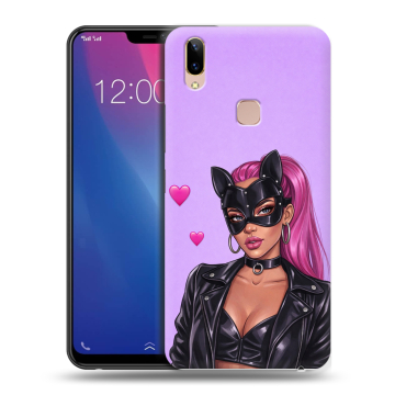 Силиконовый чехол на Vivo Y85 с принтом женский Силиконовый чехол на Vivo Y85 с принтом женский