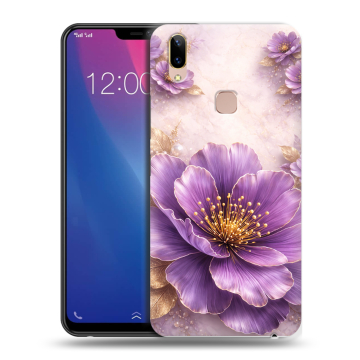 Силиконовый чехол на Vivo Y85 с принтом женский