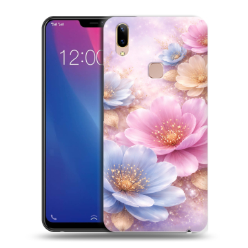 Силиконовый чехол на Vivo Y85 с принтом женский