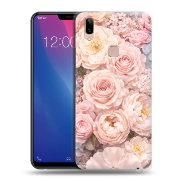Силиконовый чехол на Vivo Y85 с принтом женский