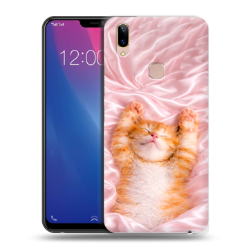 Силиконовый чехол на Vivo Y85 с принтом женский