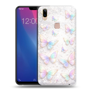 Силиконовый чехол на Vivo Y85 с принтом женский