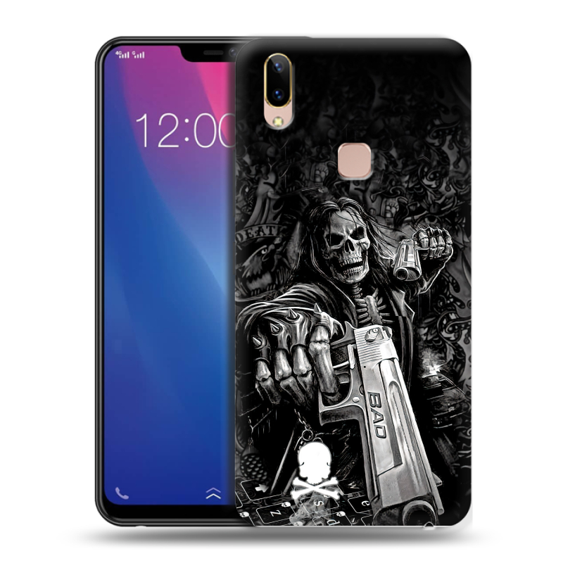 Силиконовый чехол на Vivo Y85 с принтом Скелет Силиконовый чехол на Vivo Y85 с принтом Скелет