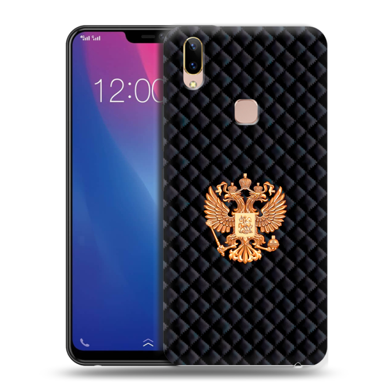 Силиконовый чехол на Vivo Y85 с принтом Герб России принт Силиконовый чехол на Vivo Y85 с принтом Герб России принт