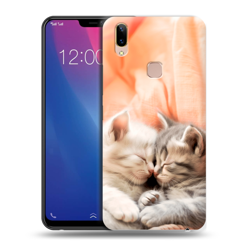 Силиконовый чехол на Vivo Y85 с принтом Котята Силиконовый чехол на Vivo Y85 с принтом Котята