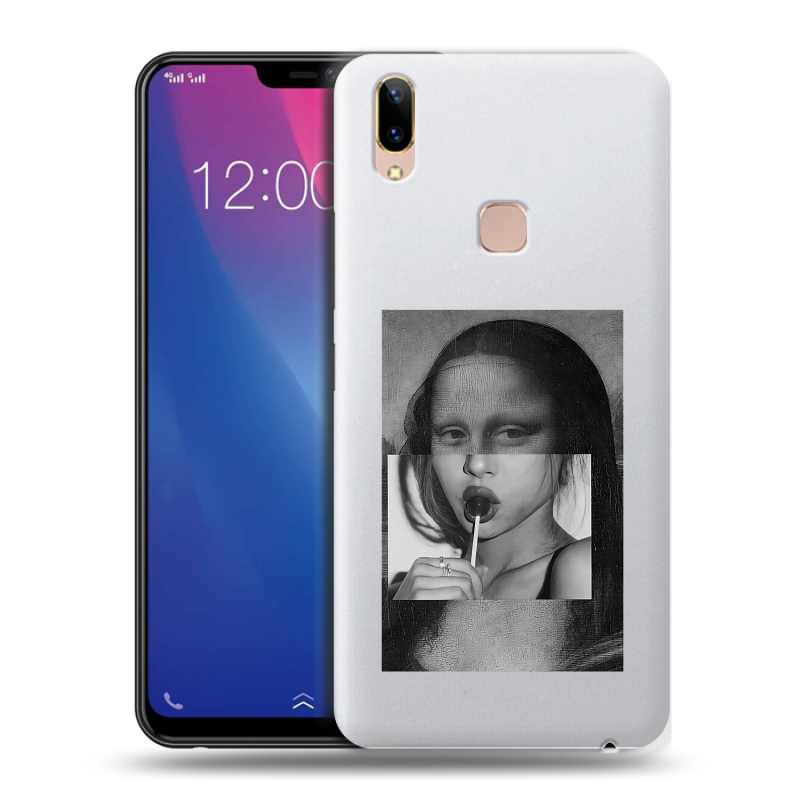 Силиконовый чехол на Vivo Y85 с принтом Мона Лиза Силиконовый чехол на Vivo Y85 с принтом Мона Лиза