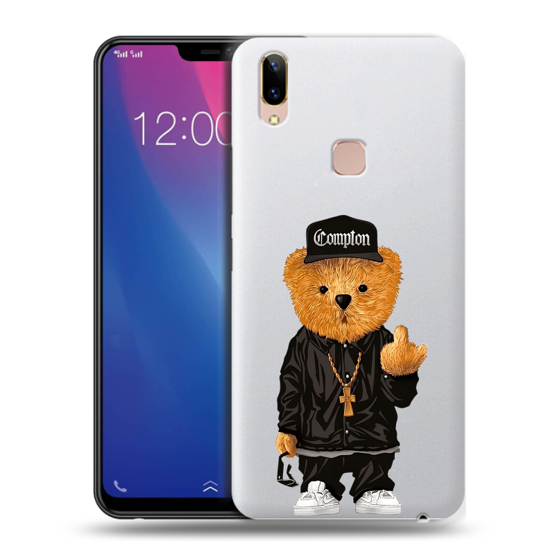 Силиконовый чехол на Vivo Y85 с принтом Плюшевый медведь Силиконовый чехол на Vivo Y85 с принтом Плюшевый медведь
