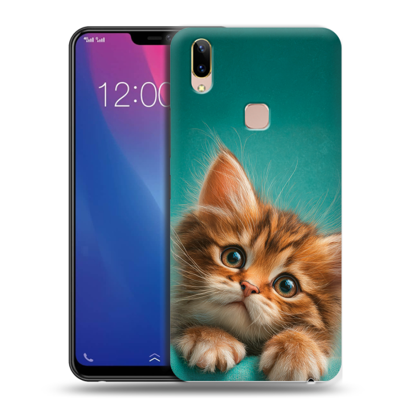 Силиконовый чехол на Vivo Y85 с принтом котенок Силиконовый чехол на Vivo Y85 с принтом котенок