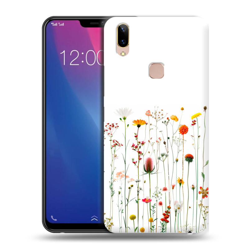 Силиконовый чехол на Vivo Y85 с принтом цветы Силиконовый чехол на Vivo Y85 с принтом цветы
