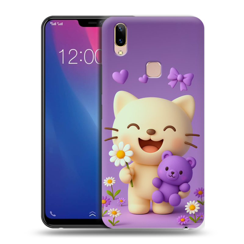 Силиконовый чехол на Vivo Y85 с принтом для девочек Силиконовый чехол на Vivo Y85 с принтом для девочек
