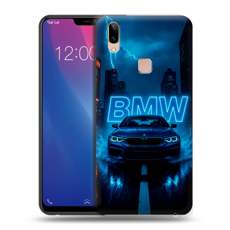Силиконовый чехол на Vivo Y85 с принтом BMW БМВ Силиконовый чехол на Vivo Y85 с принтом BMW БМВ