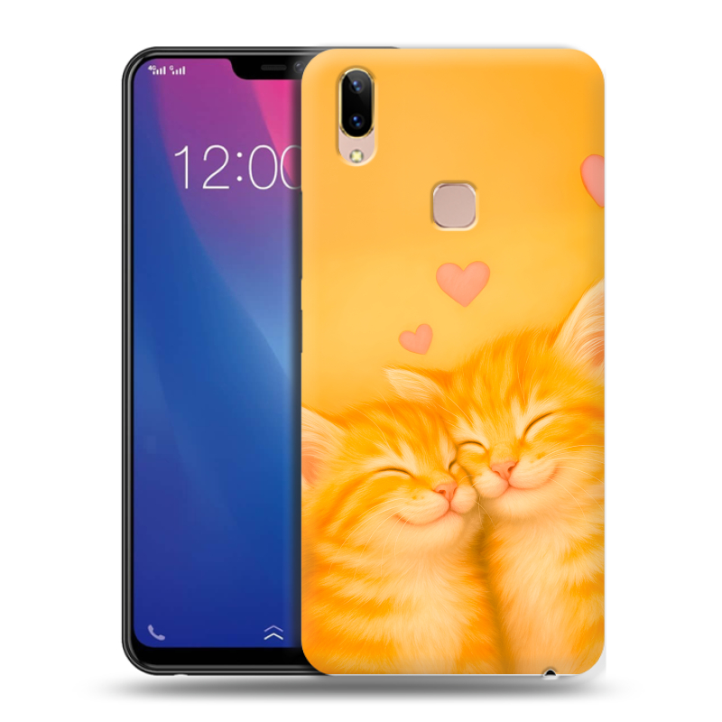 Силиконовый чехол на Vivo Y85 с принтом Милые котята Силиконовый чехол на Vivo Y85 с принтом Милые котята