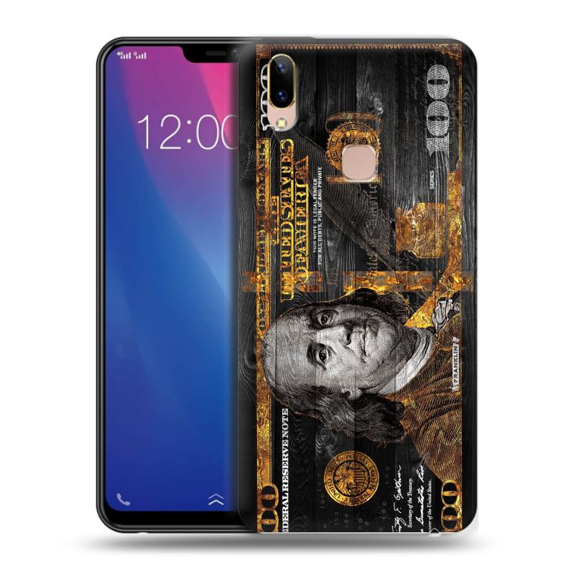 Силиконовый чехол на Vivo Y85 с принтом Доллар деньги Силиконовый чехол на Vivo Y85 с принтом Доллар деньги