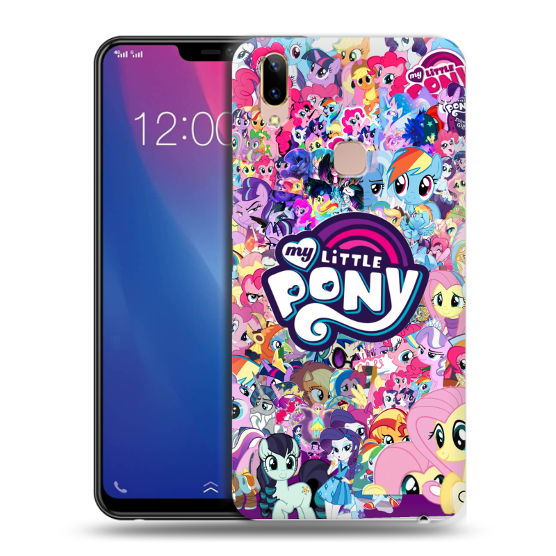 Силиконовый чехол на Vivo Y85 с принтом My little pony Дружба чудо Силиконовый чехол на Vivo Y85 с принтом My little pony Дружба чудо