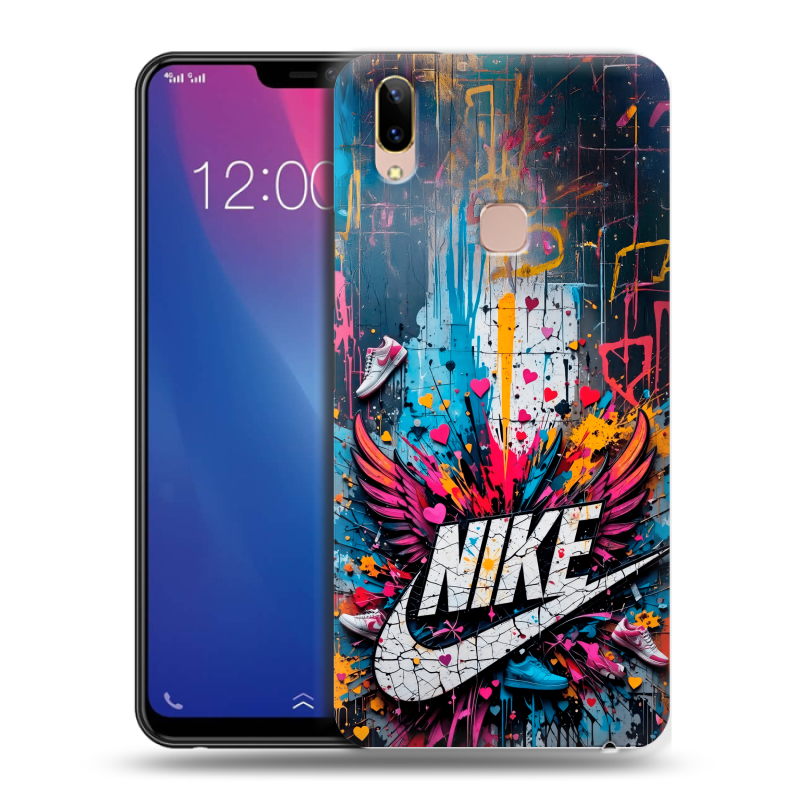 Силиконовый чехол на Vivo Y85 с принтом Nike Найк Силиконовый чехол на Vivo Y85 с принтом Nike Найк
