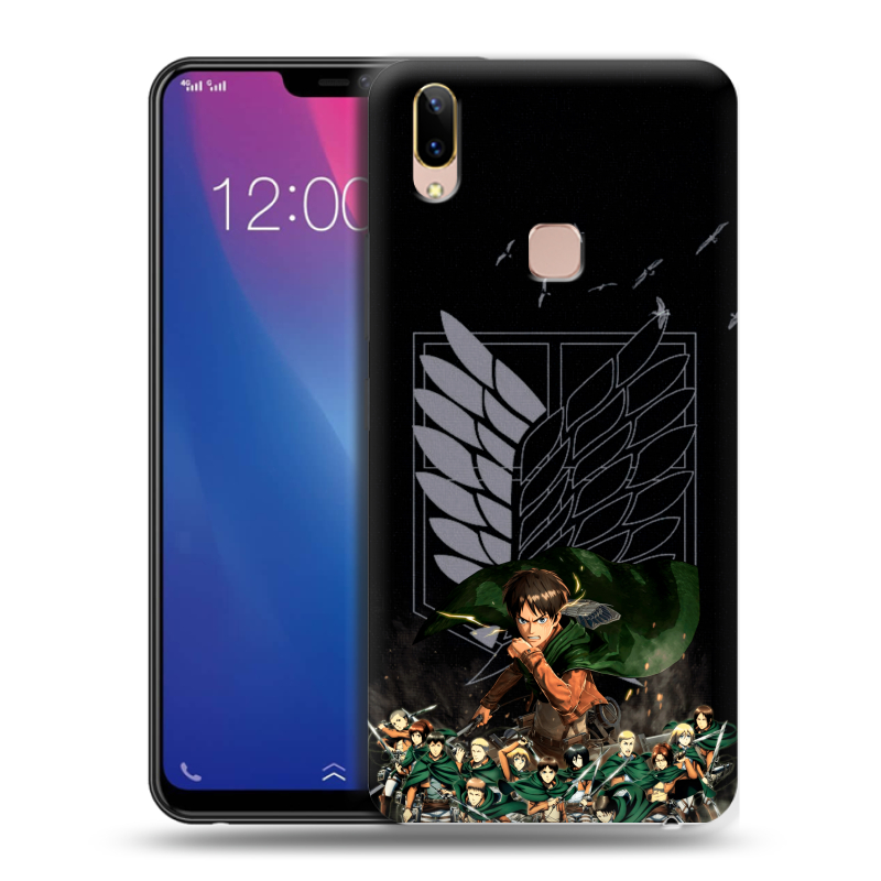 Силиконовый чехол на Vivo Y85 с принтом Атака титанов Силиконовый чехол на Vivo Y85 с принтом Атака титанов