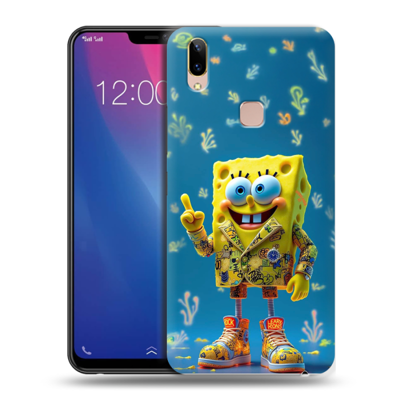 Силиконовый чехол на Vivo Y85 с принтом Спанч боб Спанчбоб Силиконовый чехол на Vivo Y85 с принтом Спанч боб Спанчбоб