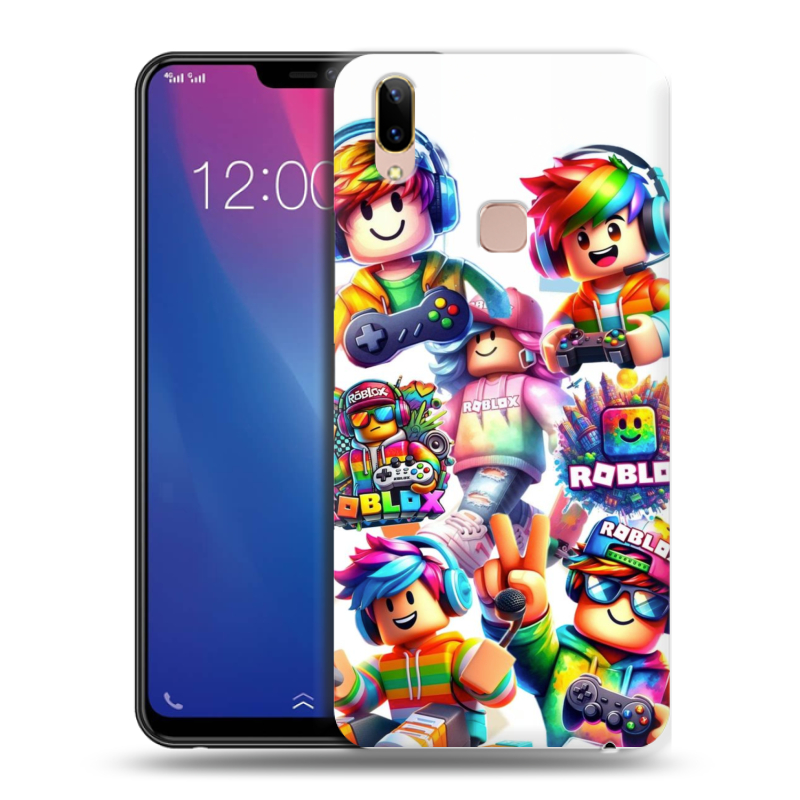 Силиконовый чехол на Vivo Y85 с принтом Roblox Роблокс Силиконовый чехол на Vivo Y85 с принтом Roblox Роблокс