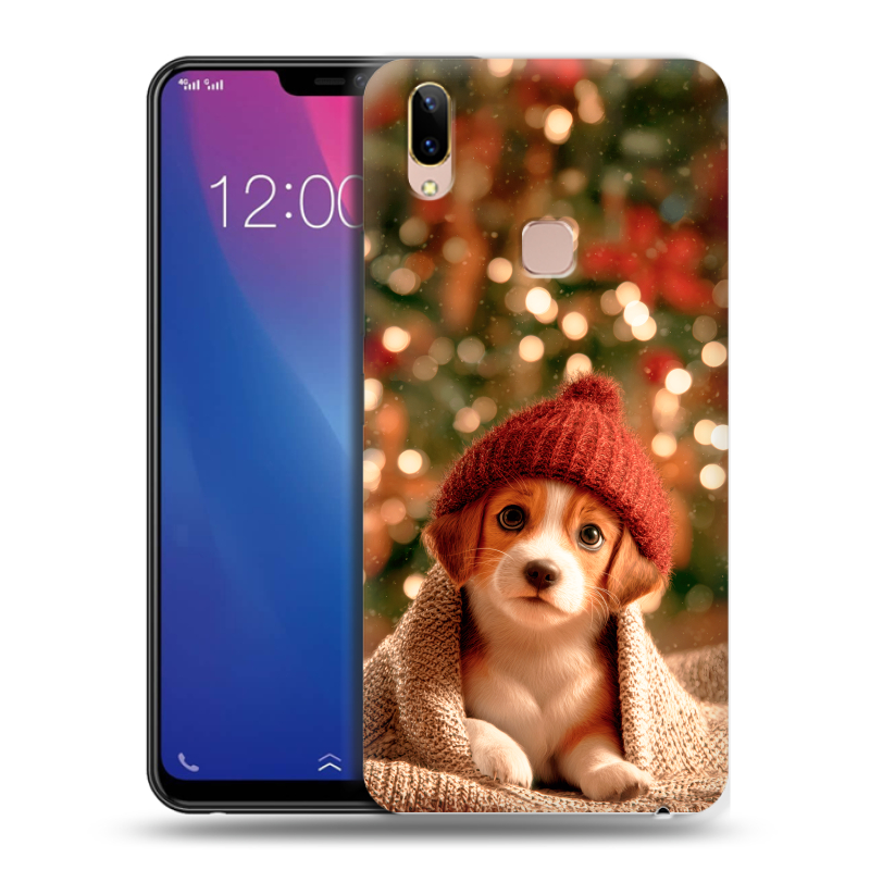 Силиконовый чехол на Vivo Y85 с принтом Новый год Силиконовый чехол на Vivo Y85 с принтом Новый год