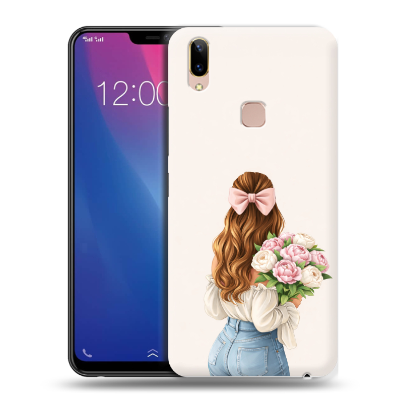 Силиконовый чехол на Vivo Y85 с принтом женский Силиконовый чехол на Vivo Y85 с принтом женский