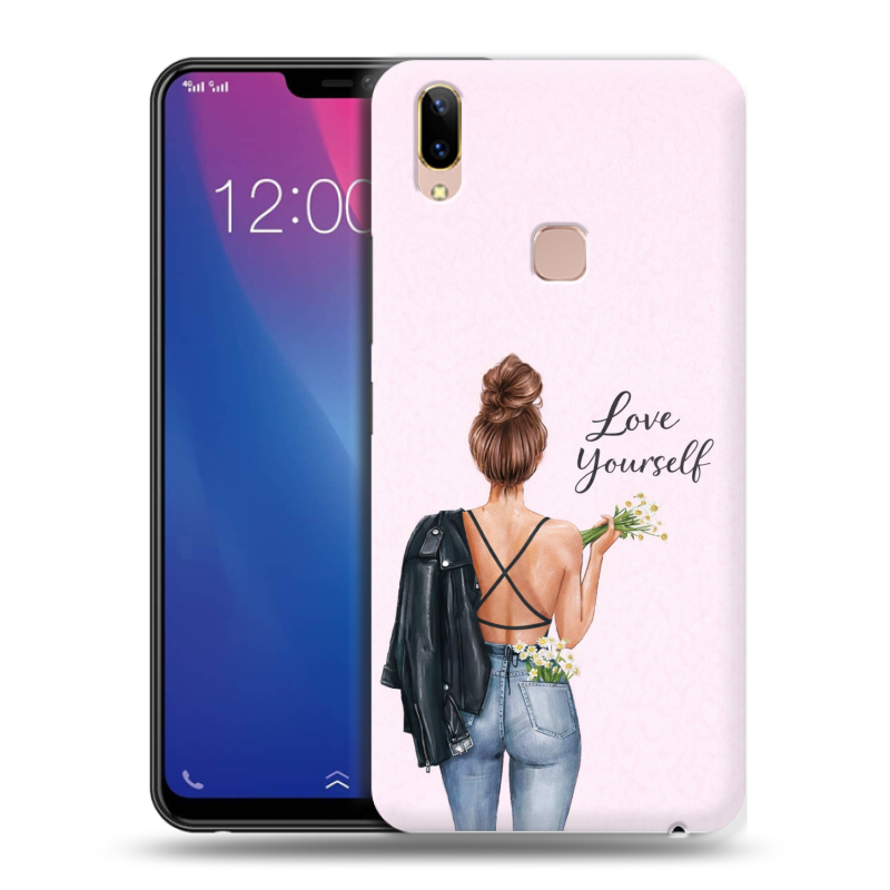 Силиконовый чехол на Vivo Y85 с принтом женский Силиконовый чехол на Vivo Y85 с принтом женский