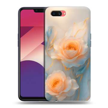 Пластиковый чехол на OPPO A3s с принтом Женский Пластиковый чехол на OPPO A3s с принтом Женский
