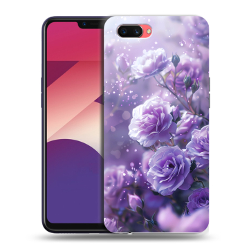 Пластиковый чехол на OPPO A3s с принтом Розы цветы