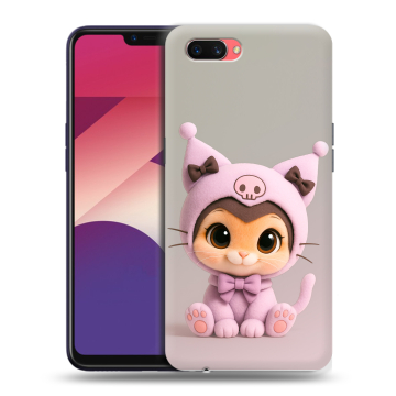 Пластиковый чехол на OPPO A3s с принтом Куроми Kuromi 