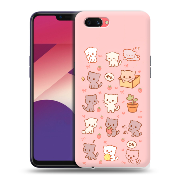 Пластиковый чехол на OPPO A3s с принтом Hello Kitty Хелоу Кити Пластиковый чехол на OPPO A3s с принтом Hello Kitty Хелоу Кити
