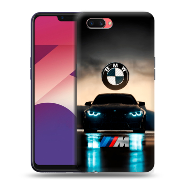 Пластиковый чехол на OPPO A3s с принтом БМВ BMW