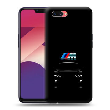 Пластиковый чехол на OPPO A3s с принтом БМВ BMW