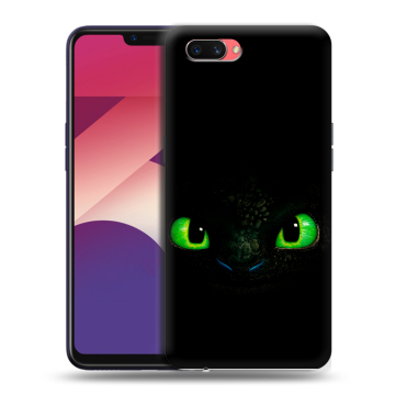 Пластиковый чехол на OPPO A3s с принтом Как приручить дракона