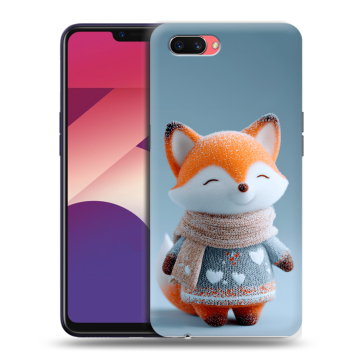 Пластиковый чехол на OPPO A3s с принтом Лиса Пластиковый чехол на OPPO A3s с принтом Лиса