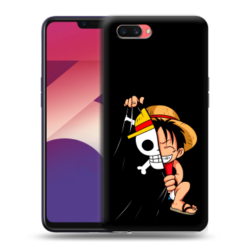 Пластиковый чехол на OPPO A3s с принтом One Piece Ван Пис