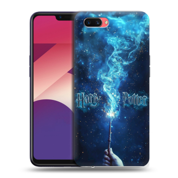 Пластиковый чехол на OPPO A3s с принтом Harry Potter Гарри Поттер