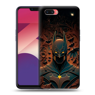 Пластиковый чехол на OPPO A3s с принтом Batman Бэтмен