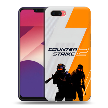 Пластиковый чехол на OPPO A3s с принтом Counter Strike