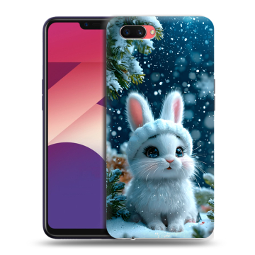 Пластиковый чехол на OPPO A3s с принтом Новый год