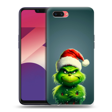 Пластиковый чехол на OPPO A3s с принтом Новый год