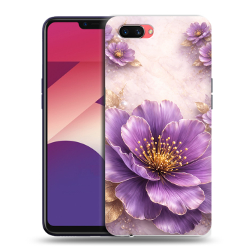 Пластиковый чехол на OPPO A3s с принтом женский Пластиковый чехол на OPPO A3s с принтом женский