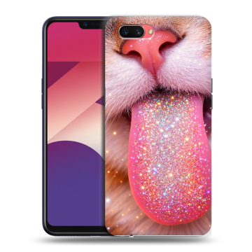 Пластиковый чехол на OPPO A3s с принтом для девочек Пластиковый чехол на OPPO A3s с принтом для девочек