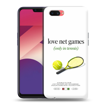 Пластиковый чехол на OPPO A3s с принтом для девочек