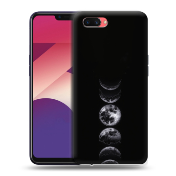 Пластиковый чехол на OPPO A3s с принтом женский Пластиковый чехол на OPPO A3s с принтом женский