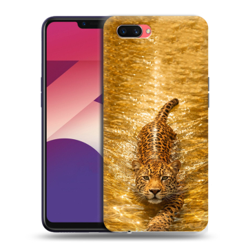 Пластиковый чехол на OPPO A3s с принтом женский