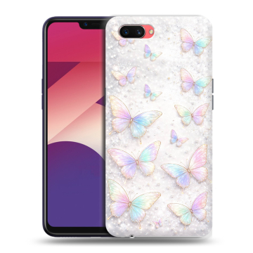Пластиковый чехол на OPPO A3s с принтом женский Пластиковый чехол на OPPO A3s с принтом женский