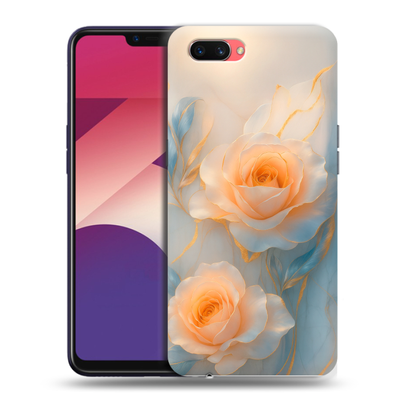 Пластиковый чехол на OPPO A3s с принтом Женский Пластиковый чехол на OPPO A3s с принтом Женский