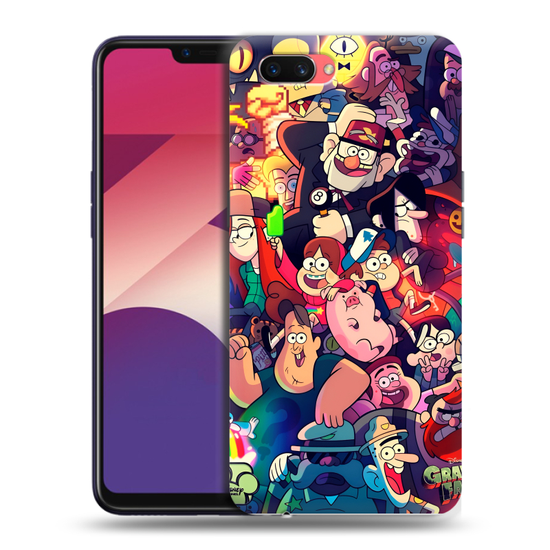 Пластиковый чехол на OPPO A3s с принтом Gravity Falls Гравити Фолз Пластиковый чехол на OPPO A3s с принтом Gravity Falls Гравити Фолз