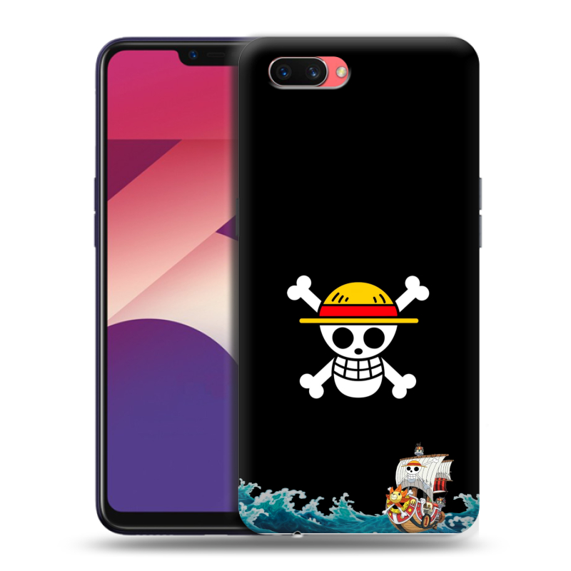 Пластиковый чехол на OPPO A3s с принтом One Piece Ван Пис Пластиковый чехол на OPPO A3s с принтом One Piece Ван Пис