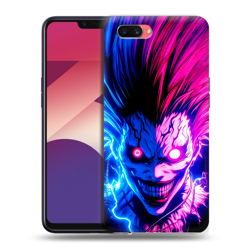 Пластиковый чехол на OPPO A3s с принтом Death note Тетрадь смерти Пластиковый чехол на OPPO A3s с принтом Death note Тетрадь смерти